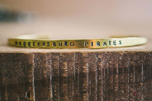 Wheelersburg Pirates Copper Skinny Bracelet