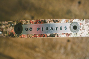 Go Pirates Gold Glitter Skinny Bracelet