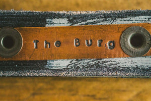 The Burg Leather Keychain