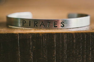 Pirates Silver Metal Bracelet