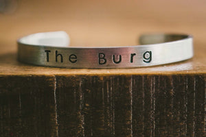 The Burg Silver Metal Bracelet